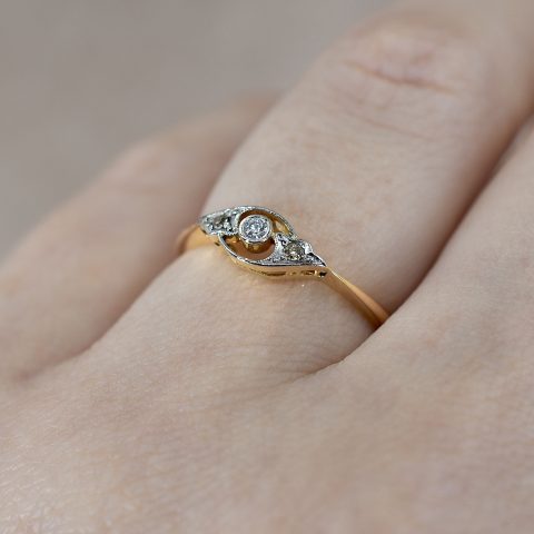 Art Nouveau Diamond Ring