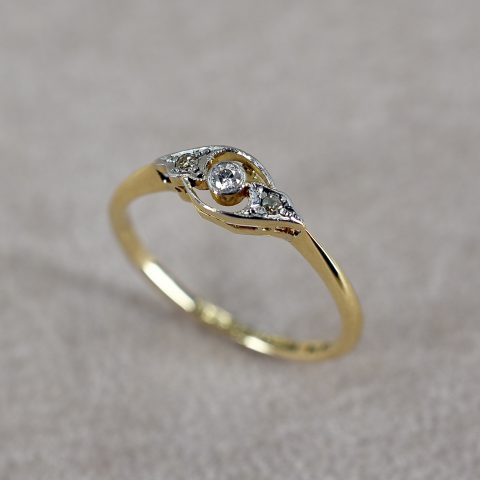 Art Nouveau Diamond Ring
